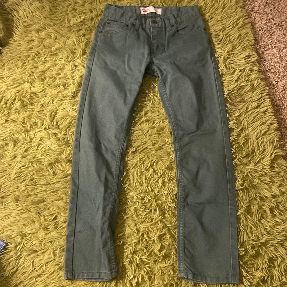 Green slim 511 levi’s